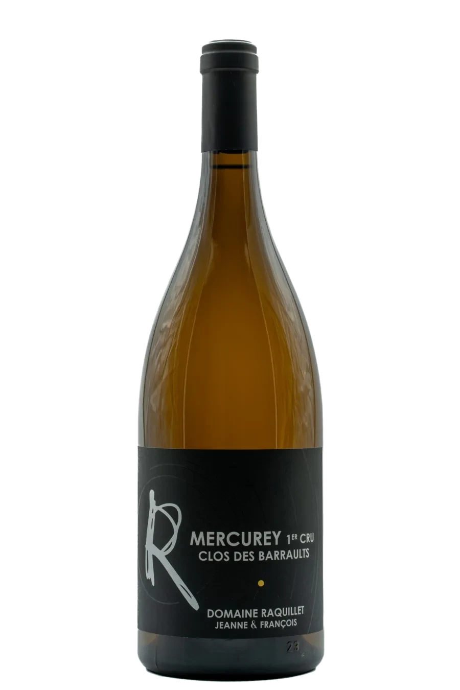Bouteille de Mercurey 1er Cru Blanc Clos des Barraults, Domaine Raquillet