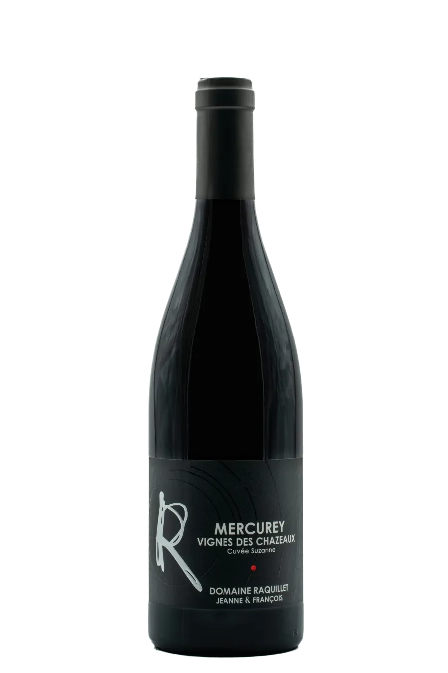 Bouteille de Mercurey Rouge Les Chazeaux, Cuvée Suzanne, Domaine Raquillet